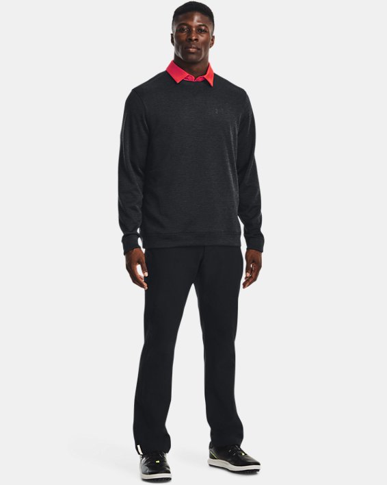 Herren UA Storm SweaterFleece mit Rundhalsausschnitt, Black, pdpMainDesktop image number 2